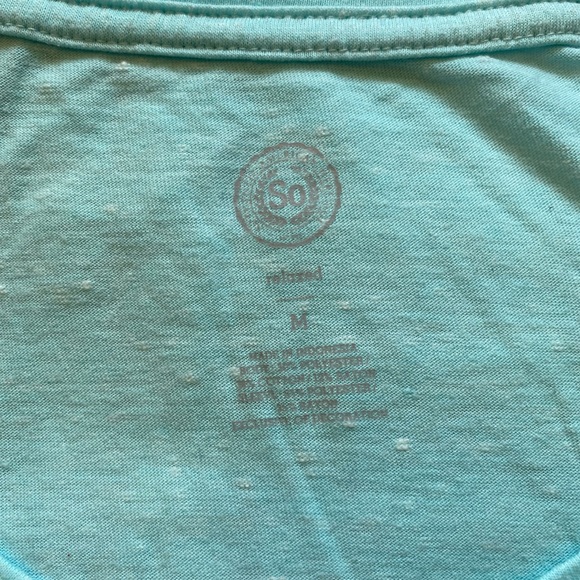 “SO” Ringer Tee, Size “Medium” - Picture 3 of 3